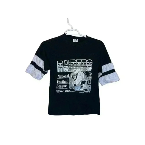 VINTAGE KIDS XL RAIDERS TEE - Picture 1 of 13